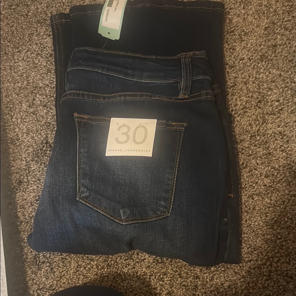 KanCan Blue Skinny Jeans with Classic Indigo Wash